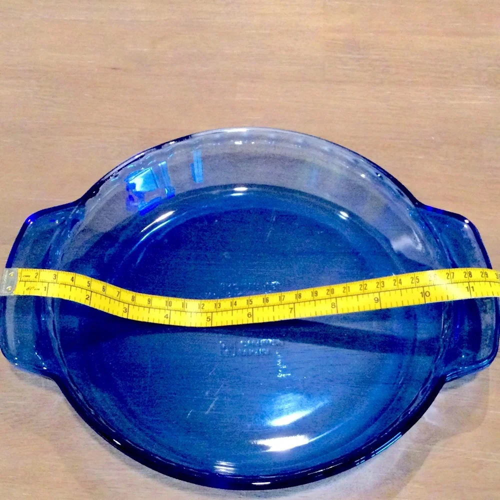 Anchor Ovenware Blue Pie Plate 9” DIA 1 QT